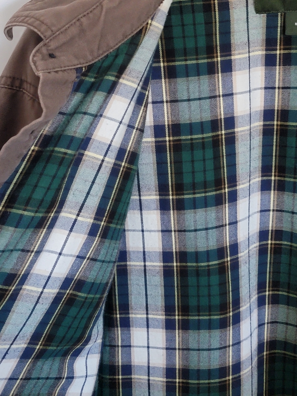 Eddie Bauer Men's Brown Utility Jacket 100% Cotton Size XL - Picture 6 of 8